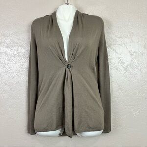 Women's BANANA‎ REPUBLIC Brown Cashmere Blend Cardigan Sweater Size M